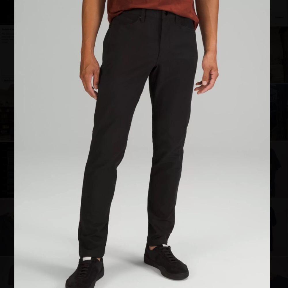 Lululemon ABC Pant Slim 32” Waist 30” Length - Black